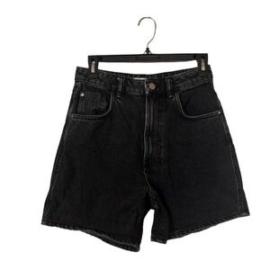 Ladies‎ Zara Authentic Denim by TRF Black Shorts Sz 2
